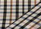 İplik - Boyalı% 100 Polyester Astar Kumaş Suits / Wind - Coat İçin Büyük Kareler